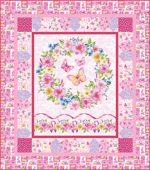 A Pink Celebration Quilt #1