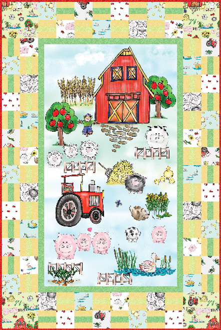 A Trip to the Farm Quilt #1