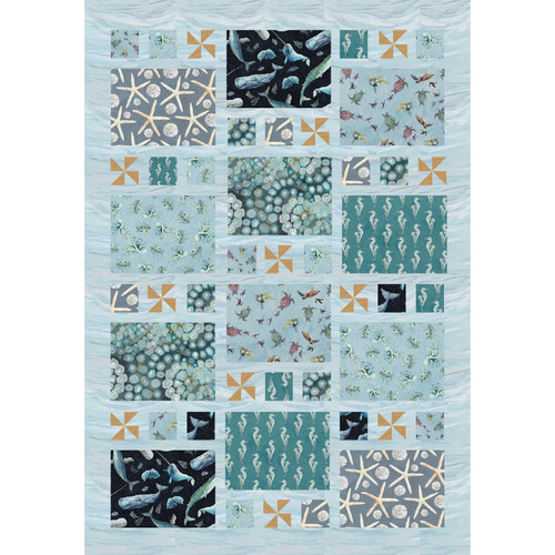 A Drop in the Ocean - Farmer's Window Quilt