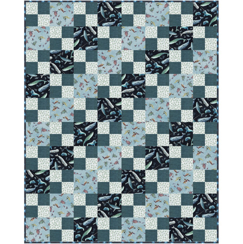 A Drop in the Ocean - Saffron Quilt