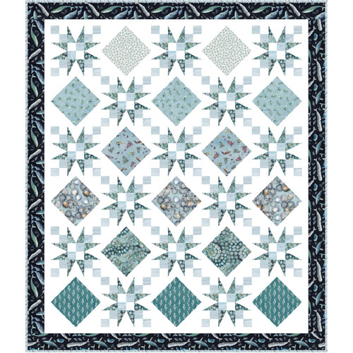 A Drop in the Ocean - Sea Bright Quilt